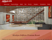 Tablet Screenshot of miralejos.net